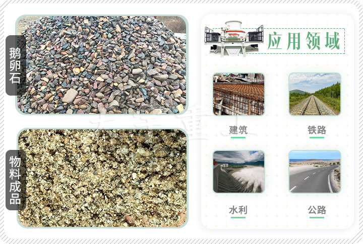 鵝卵石制砂機應(yīng)用領(lǐng)域 鵝卵石制砂機應(yīng)用領(lǐng)域